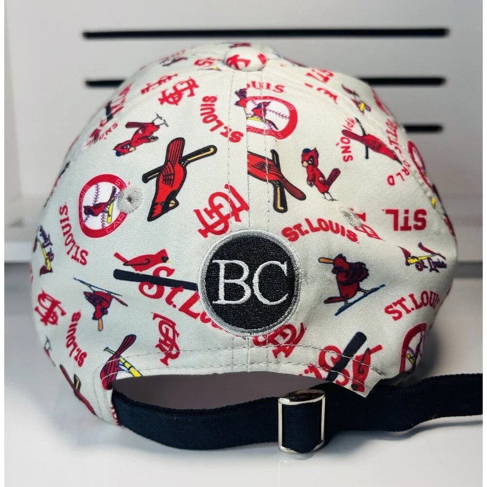 St Louis Cardinals MLB Baseball Cap Strap Back All Over Print Limited Stadium